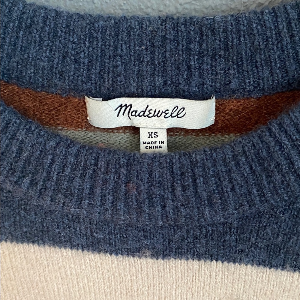 Madewell multicolor stripe sweater - Picture 3 of 5